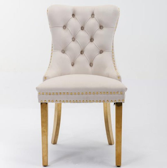 Veronica - Velvet Upholstered Dining Chair - 2-piece Set