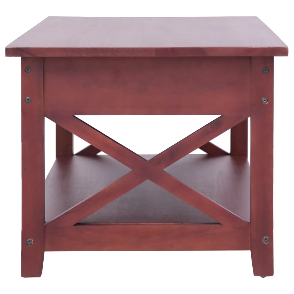 vidaXL Coffee Table Side End Table Living Room Sofa Table Solid Wood Mahogany