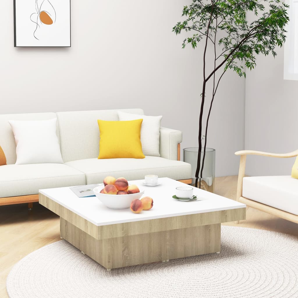 vidaXL Coffee Table Engineered Wood Couch End Table Furniture Multi Colors