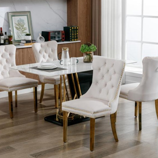 Veronica - Velvet Upholstered Dining Chair - 2-piece Set