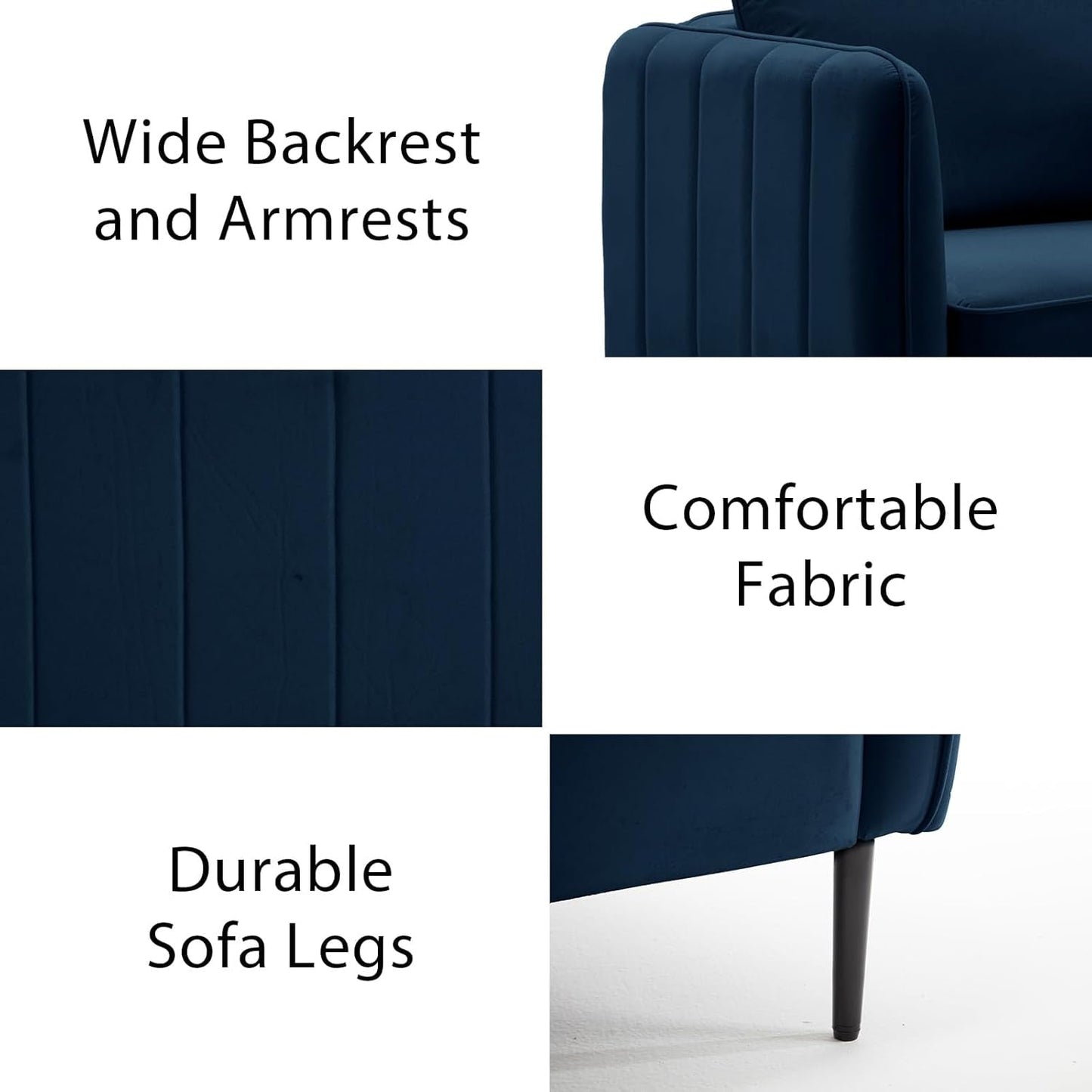 Camilla - Modern Velvet Accent Chair