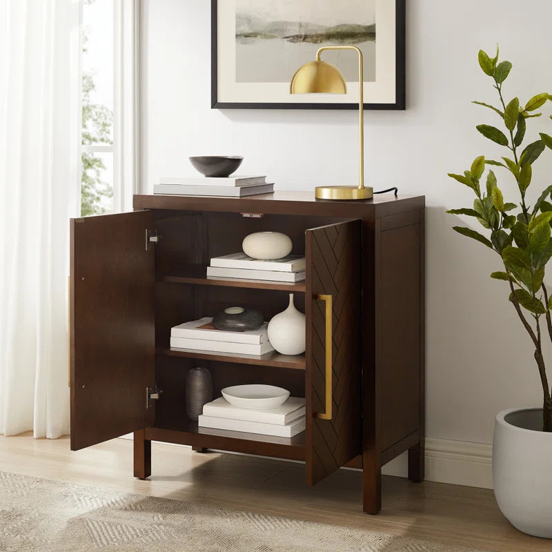 Carson - Accent Cabinet with Adjustable Shelves and Cable Grommets