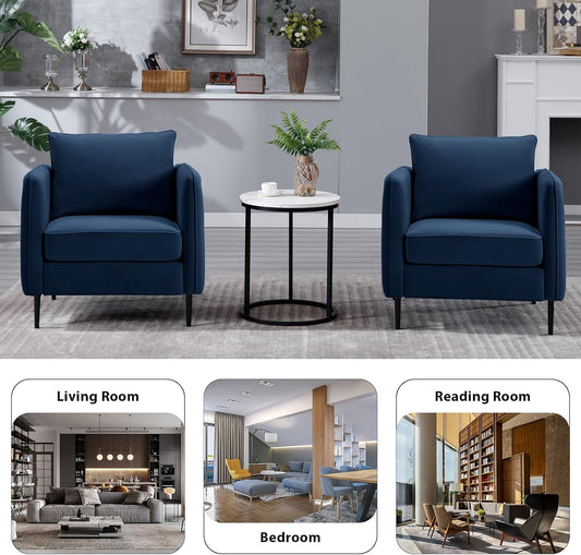 Camilla - Modern Velvet Accent Chair