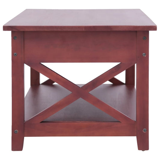 vidaXL Coffee Table Side End Table Living Room Sofa Table Solid Wood Mahogany